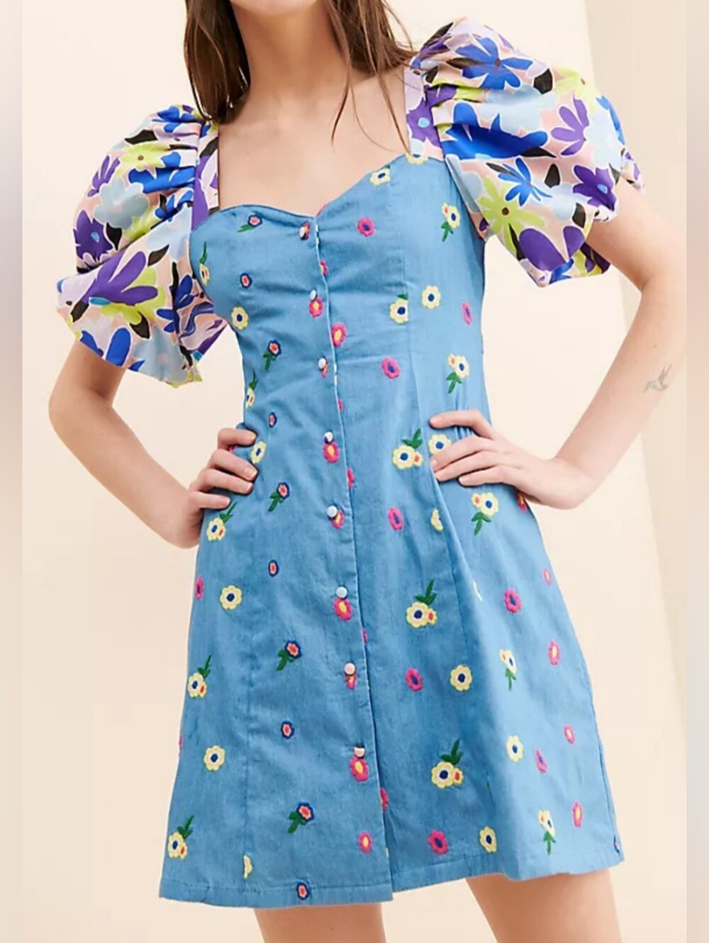 Anthropologie CeliaB Thora Mini Dress. Retail Price $358